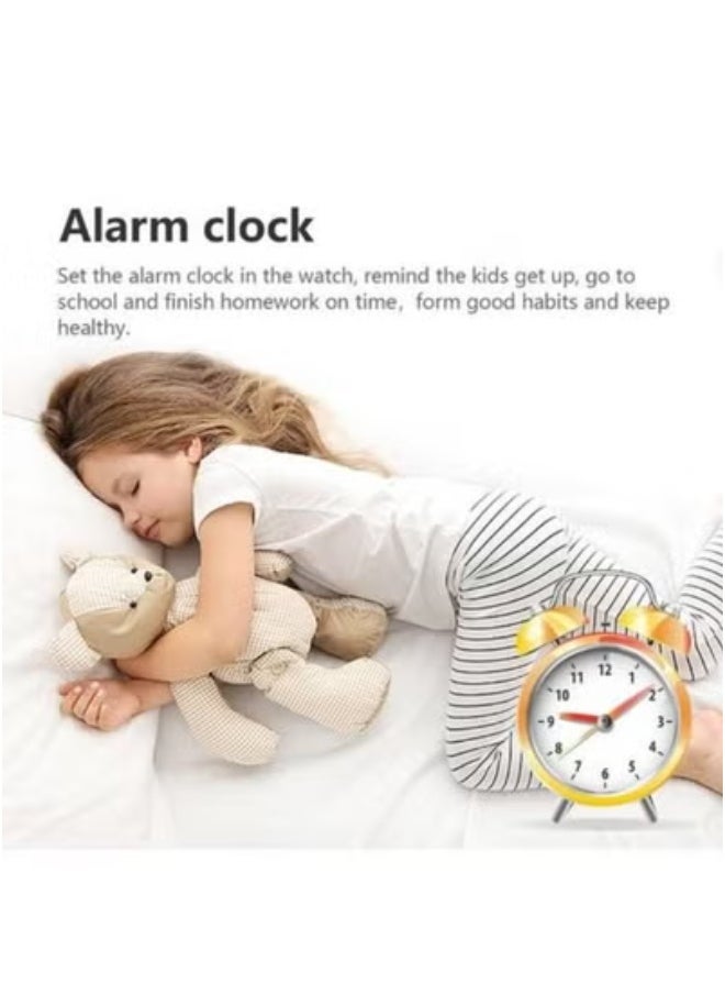 Children's Smartwatch with LBS Tracker, Two-Way Calling, SOS Emergency Alert, Voice Chat, Digital Camera & Fun Educational Games – Touchscreen Smart Watch for Boys and Girls Ages 4–12, Ideal for Birthday Gifts and School Use