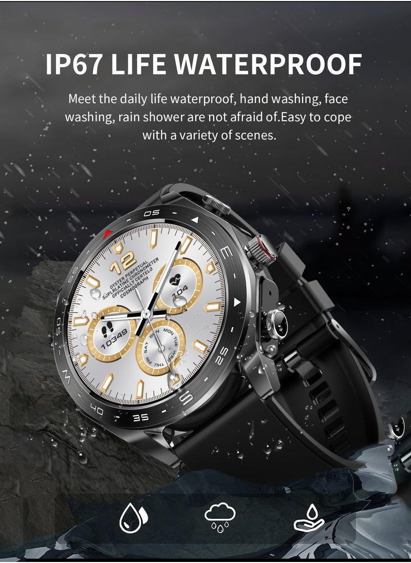 Innovative 2-in-1 Smartwatch with TWS Earbuds – 1.52″ HD Octagonal Metal Design, 4G Android SIM Card, Dynamic Rotary Crown, Dual HD Cameras & Multi-Sport Modes