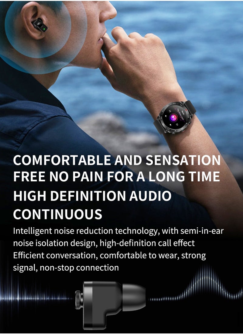Innovative 2-in-1 Smartwatch with TWS Earbuds – 1.52″ HD Octagonal Metal Design, 4G Android SIM Card, Dynamic Rotary Crown, Dual HD Cameras & Multi-Sport Modes