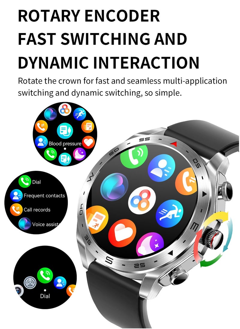 Innovative 2-in-1 Smartwatch with TWS Earbuds – 1.52″ HD Octagonal Metal Design, 4G Android SIM Card, Dynamic Rotary Crown, Dual HD Cameras & Multi-Sport Modes