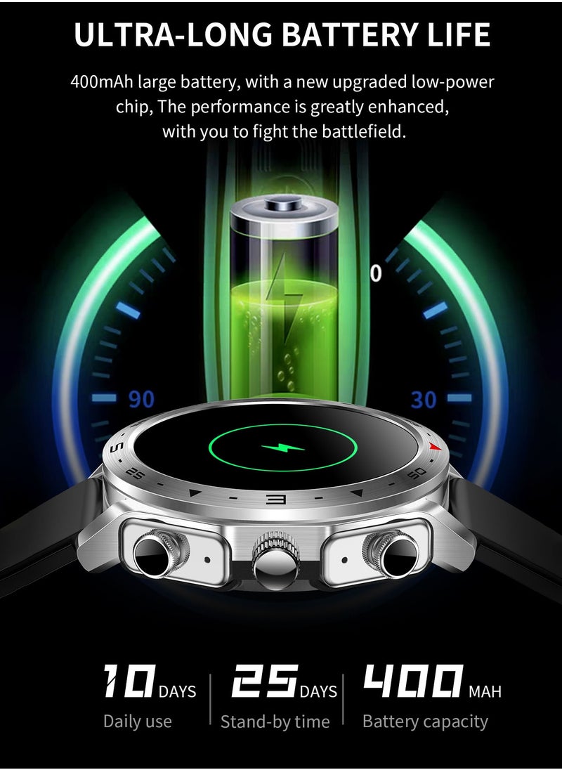 Innovative 2-in-1 Smartwatch with TWS Earbuds – 1.52″ HD Octagonal Metal Design, 4G Android SIM Card, Dynamic Rotary Crown, Dual HD Cameras & Multi-Sport Modes