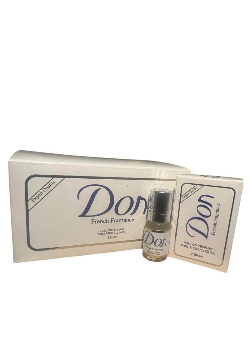 French Fragrance Roll On Perfume 2.5 ML 12 Pcs