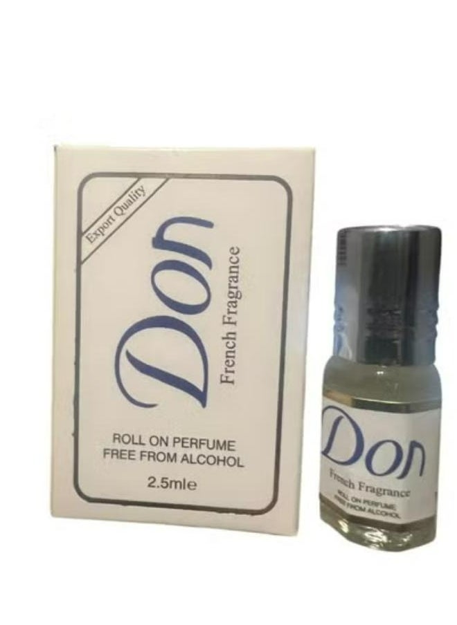 French Fragrance Roll On Perfume 2.5 ML 12 Pcs