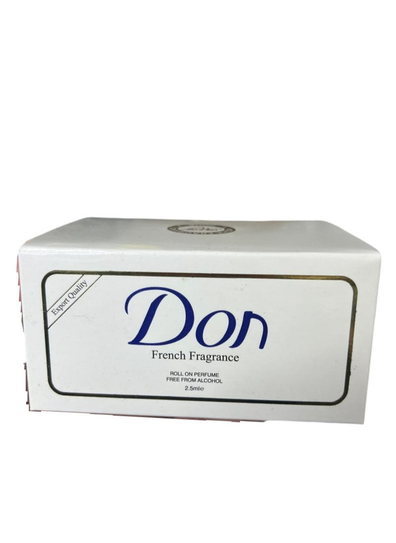 French Fragrance Roll On Perfume 2.5 ML 12 Pcs
