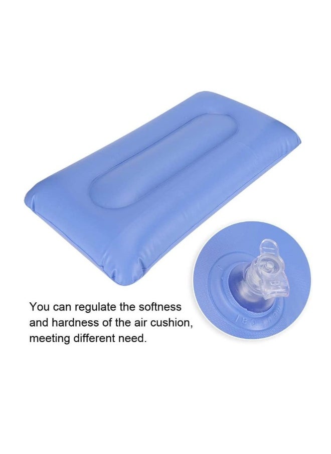 Inflatable Pillow Portable Washable Squared Smooth Surface Air Pillow Anti Bedsore Cushion Thickening Inflatable Cushion for Camping Sleeping Backpacking Hiking Traveling Elder Bedridden
