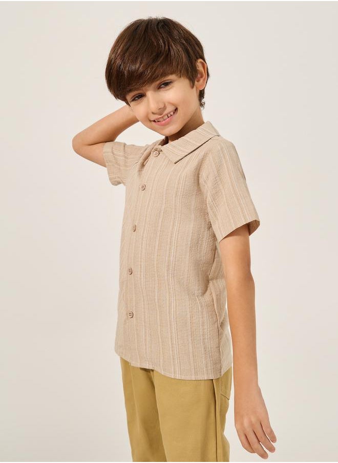Striped Short Sleeve Shirt
