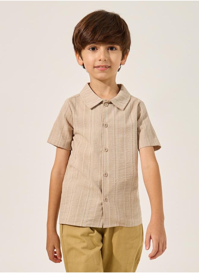 Striped Short Sleeve Shirt