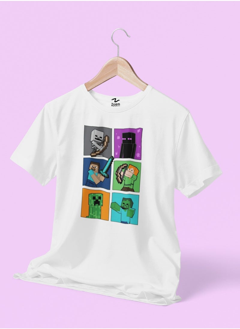 Minecraft Building Crew T-Shirt for Kids