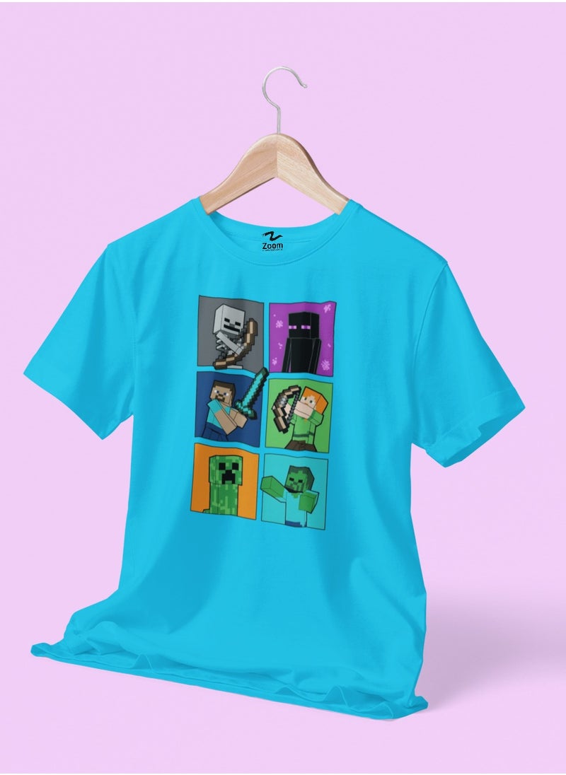 Minecraft Building Crew T-Shirt for Kids
