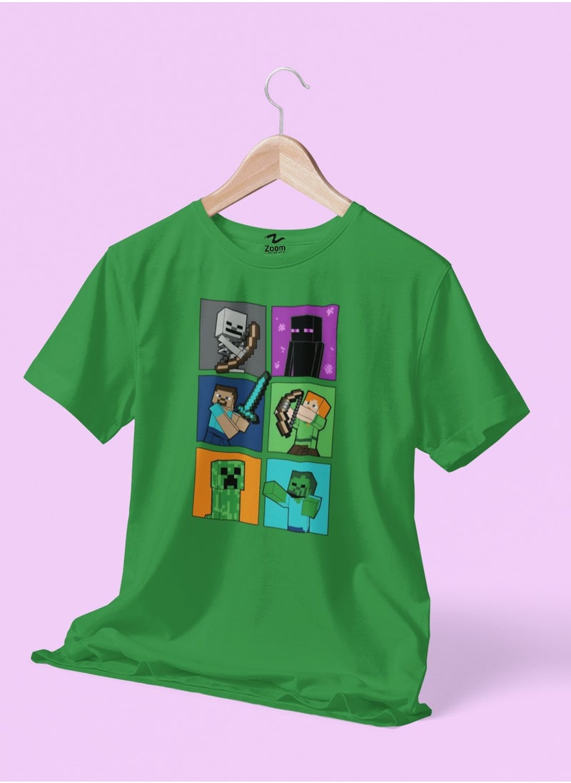 Minecraft Building Crew T-Shirt for Kids