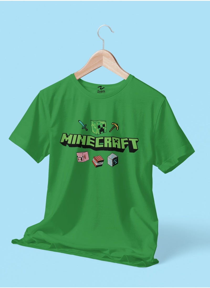 MINECRAFT T-SHIRT FOR GAMER KIDS