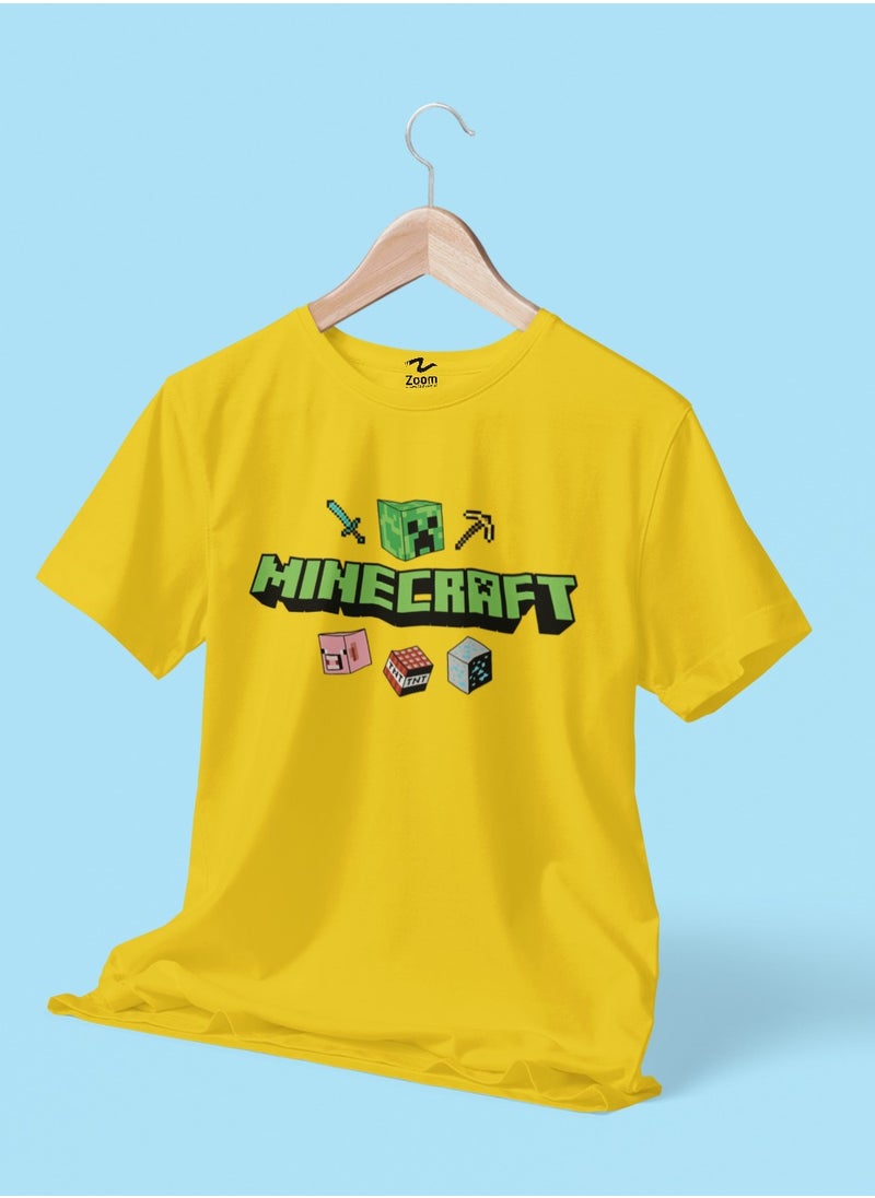 MINECRAFT T-SHIRT FOR GAMER KIDS