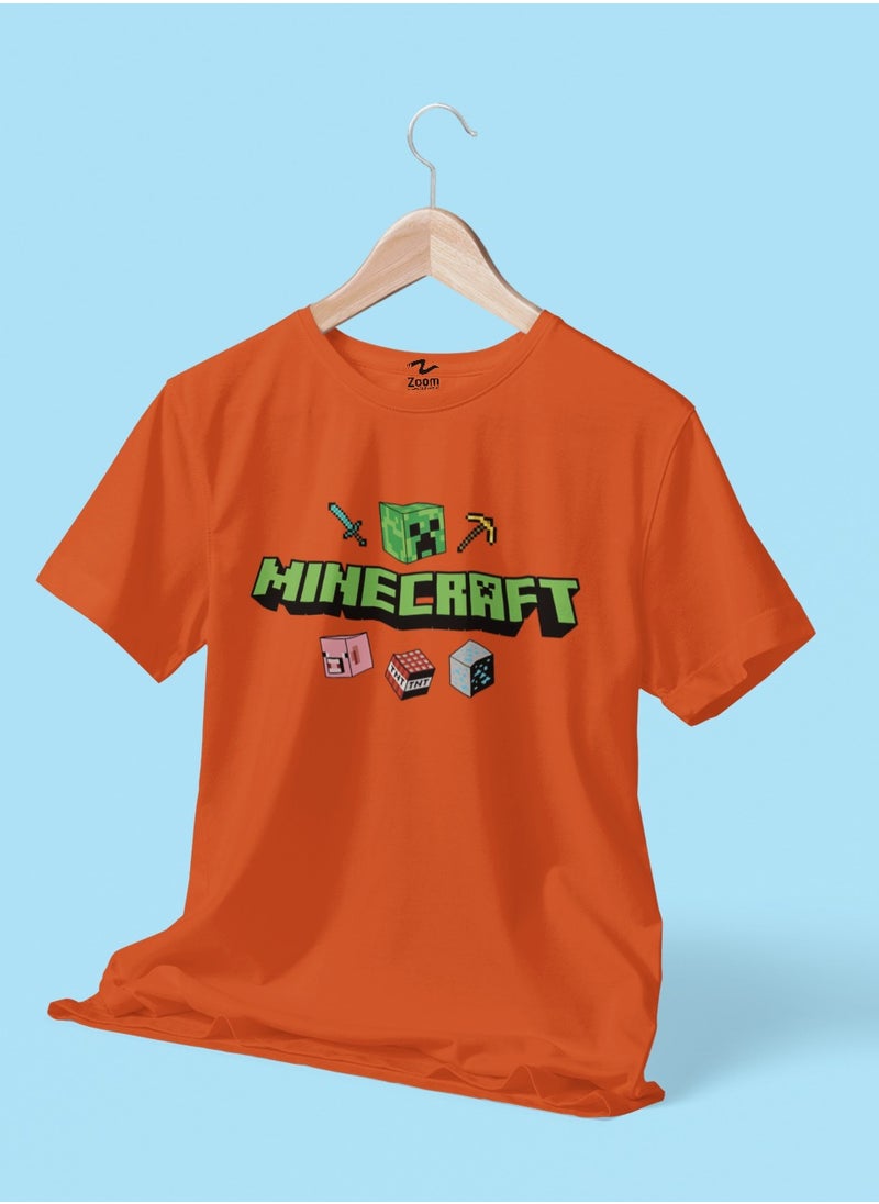 MINECRAFT T-SHIRT FOR GAMER KIDS