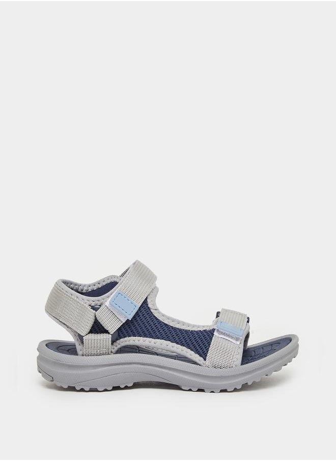 Comfort Sandals with Hook and Loop Closure