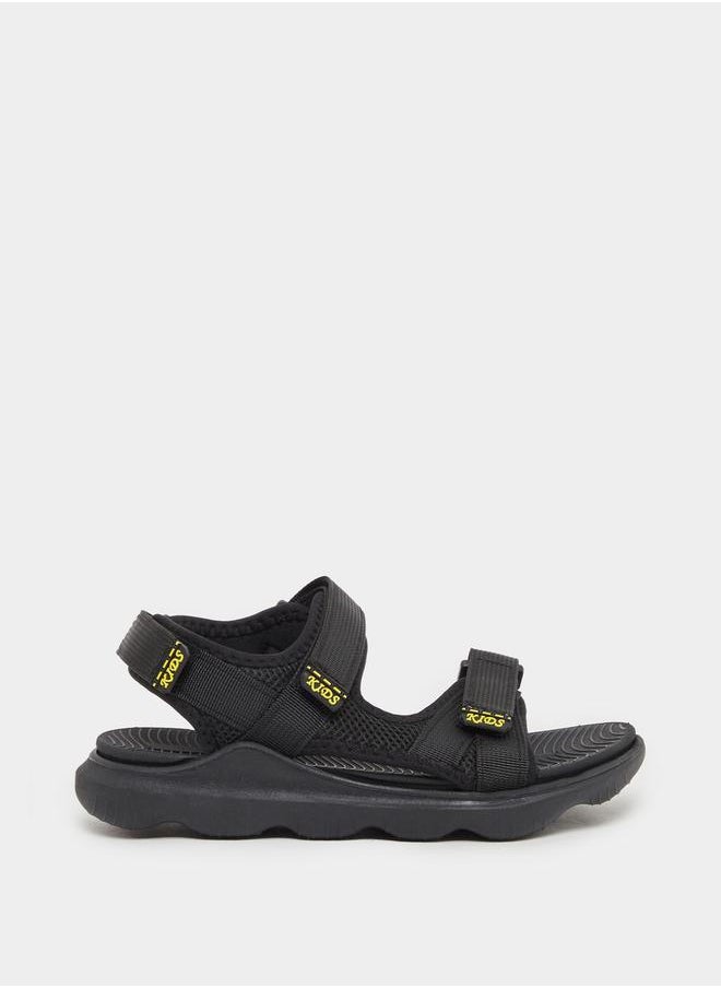 Comfort Sandals with Hook and Loop Closure