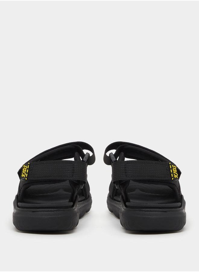 Comfort Sandals with Hook and Loop Closure