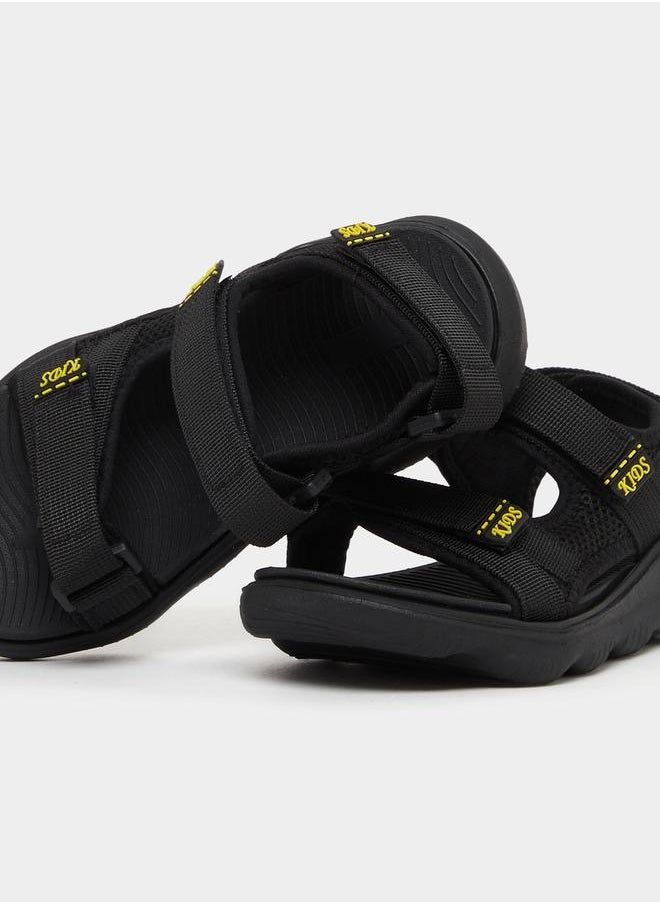 Comfort Sandals with Hook and Loop Closure