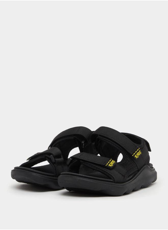 Comfort Sandals with Hook and Loop Closure