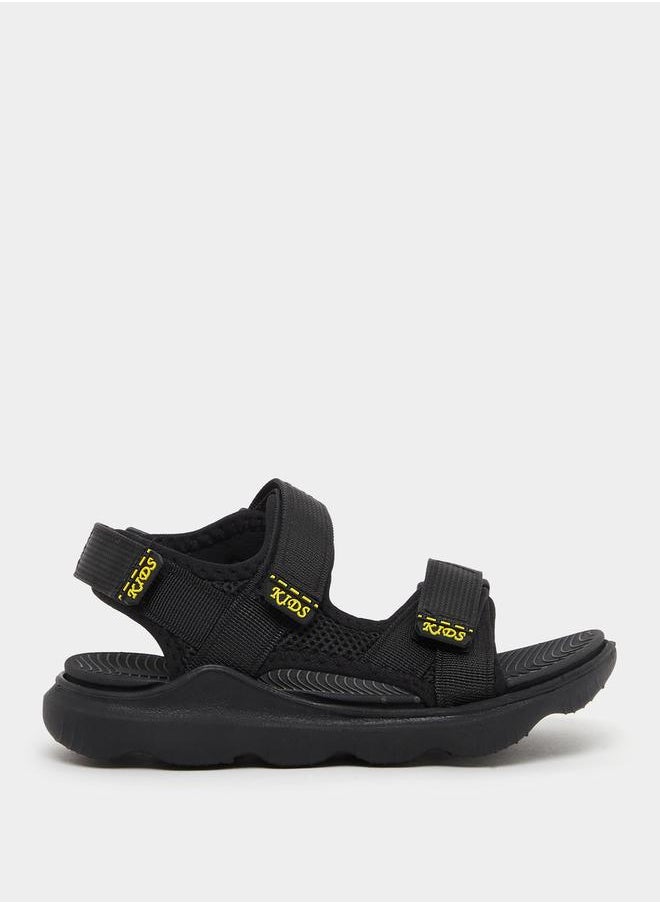 Comfort Sandals with Hook and Loop Closure
