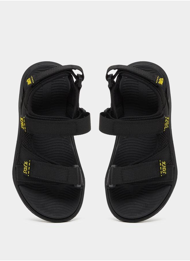 Comfort Sandals with Hook and Loop Closure