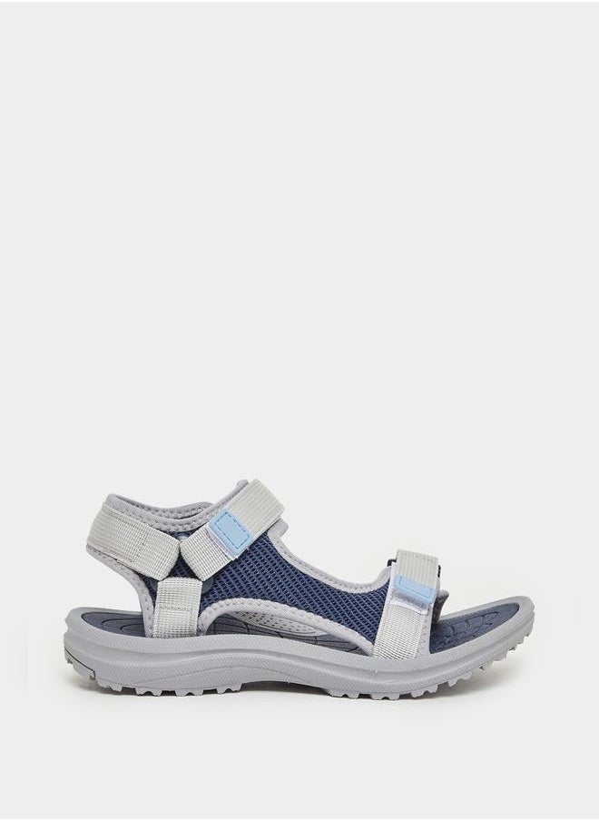 Comfort Sandals with Hook and Loop Closure