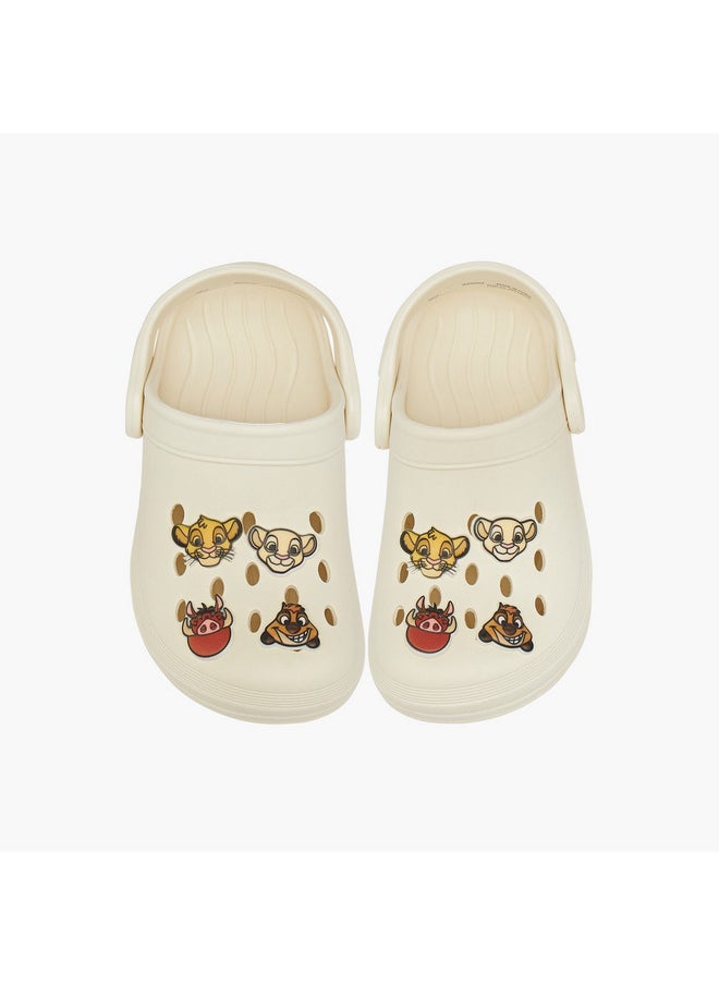 Boys The Lion King Accent Slip-On Clogs