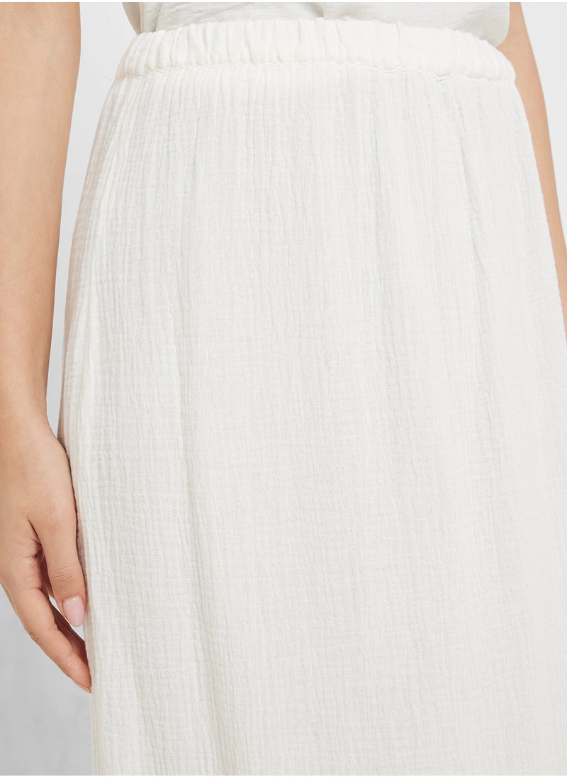 VMNATALI HW ANCLE SKIRT WVN GA