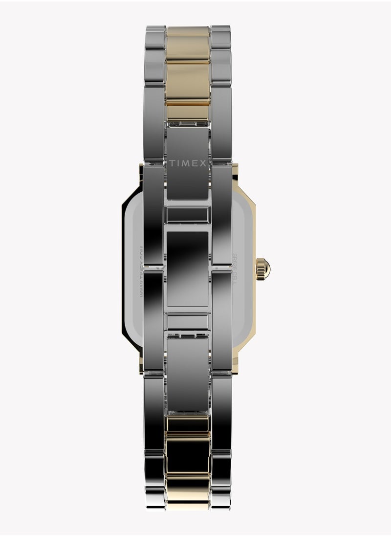 Timex Women's Silver/Gold Alloy Watch | TW2Y01300