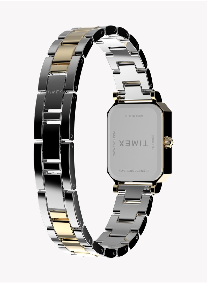 Timex Women's Silver/Gold Alloy Watch | TW2Y01300