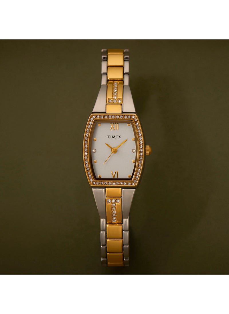 Timex Women's Silver & Gold Watch | Model TW2W95800