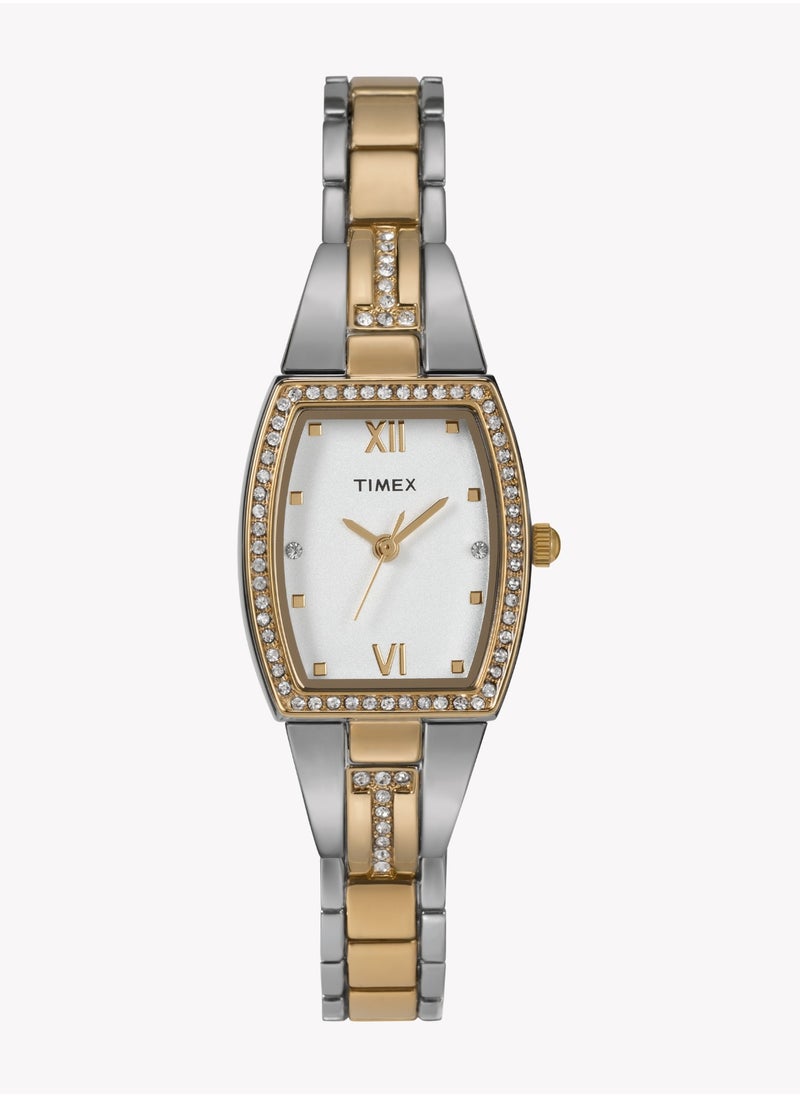 Timex Women's Silver & Gold Watch | Model TW2W95800