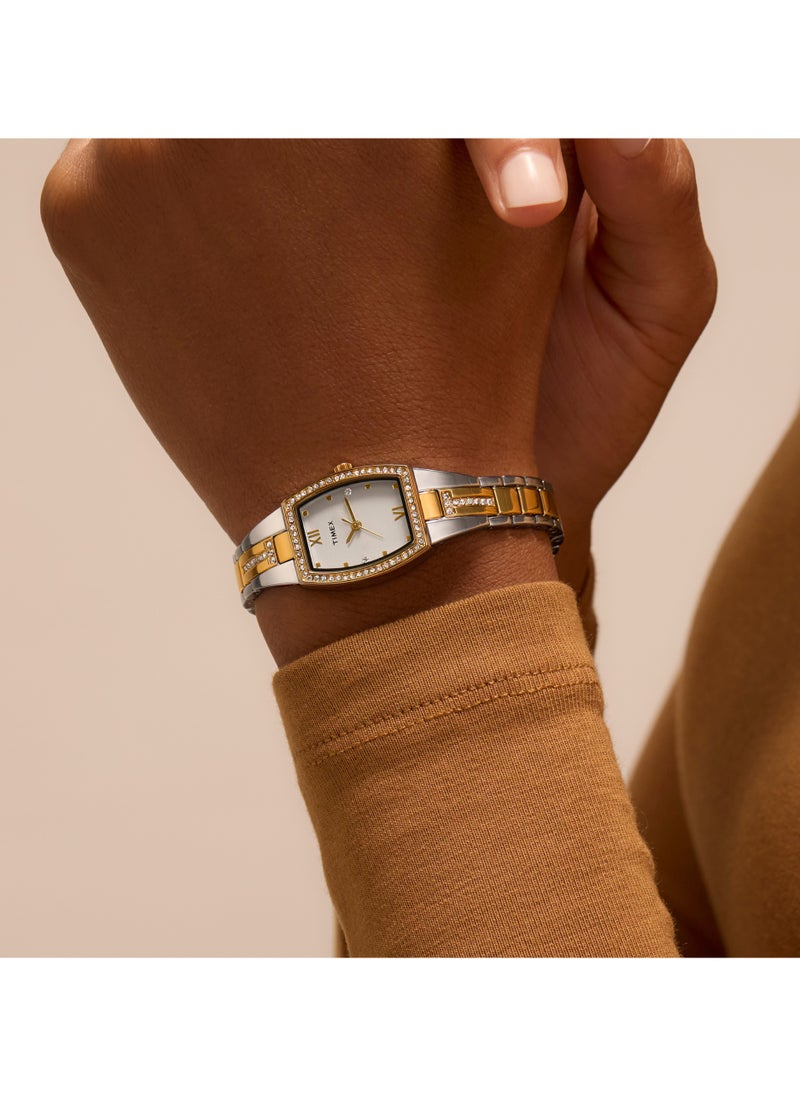 Timex Women's Silver & Gold Watch | Model TW2W95800
