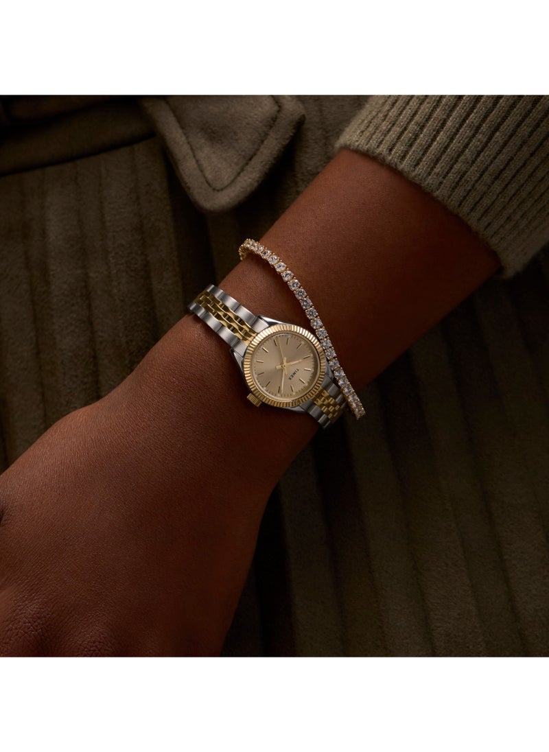 TIMEX Women's Silver/Gold Watch | TW2W90900