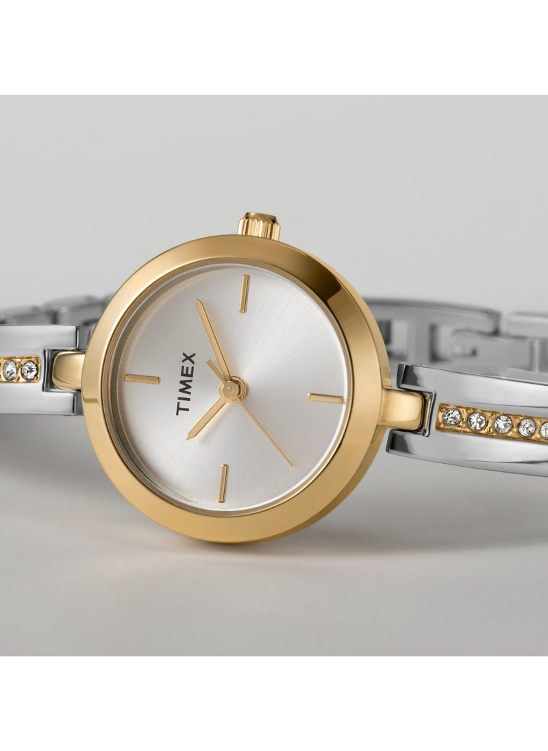 TIMEX Women's Gold/Silver Watch | TW2W96200
