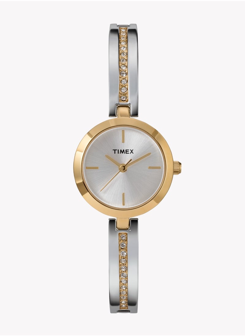 TIMEX Women's Gold/Silver Watch | TW2W96200
