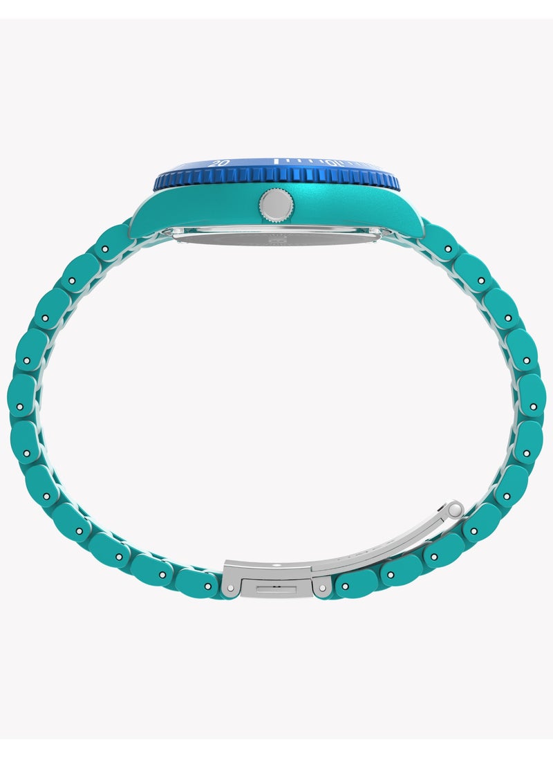 TIMEX Women's Green Ocean Plastic Watch | TW2Y04700