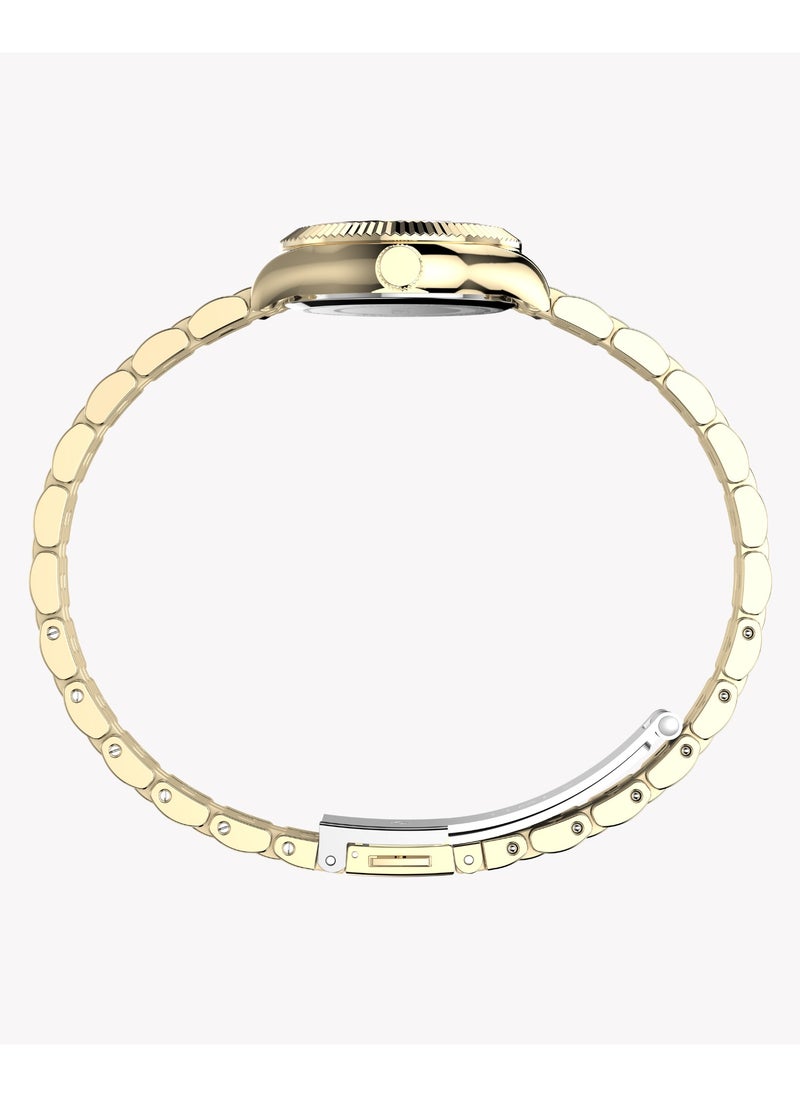 TIMEX Women's Gold-Tone Watch, Gold/Pink | TW2W90800