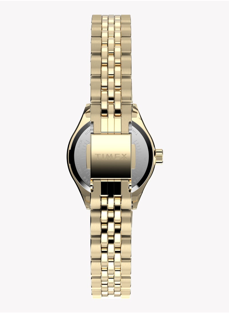 TIMEX Women's Gold-Tone Watch, Gold/Pink | TW2W90800