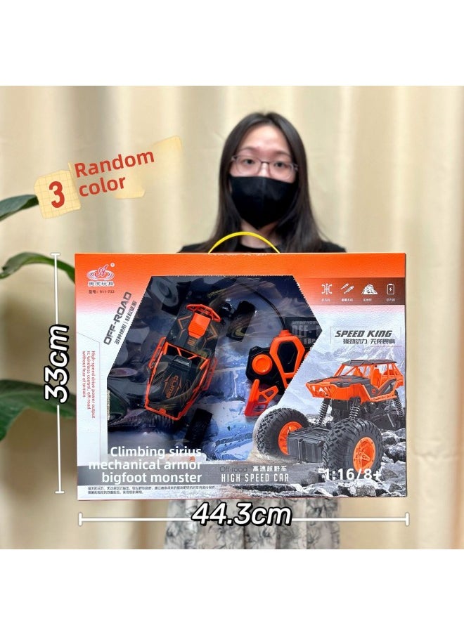 Boy Toy Remote Control Car Climbing Car 1:18 Model Off-road Vehicle Racing Drift Charging Remote Control Car Toy-Color:911-732 Climbing Off-road Vehicle