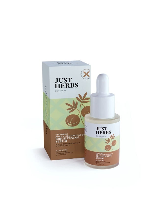 Amla Vitamin C Face Serum For Glowing Skin & Brightening,Reduce Dark Spots - Suitable for All Skin Types Men & Women - 30ml