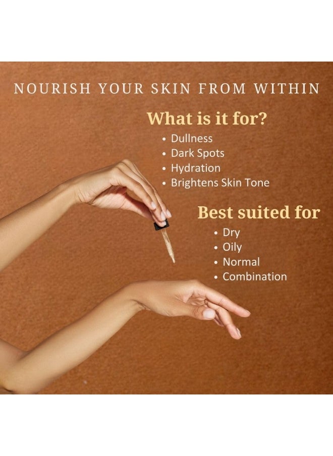 Tejasya 20% Vitamin C & Hyaluronic Acid Face Serum, Anti-pigmentation for Men & Women | 30ml