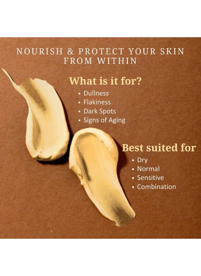 SAANJH- The Ultimate Skin Repair Combo for Radiant Skin | Shata Dhauta Ghrita (50ml) & Kumkumadi Kesara Tailam (12ml)