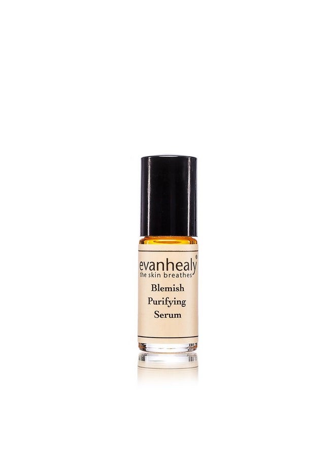 evanhealy Blemish Purifying Serum | Organic Facial Serum Roll-On for Blemishes | Natural Spot Treatment with Essential Oil for Oily & Sensitive Skin | Rosehip Seed Oil & No Drying Alcohol