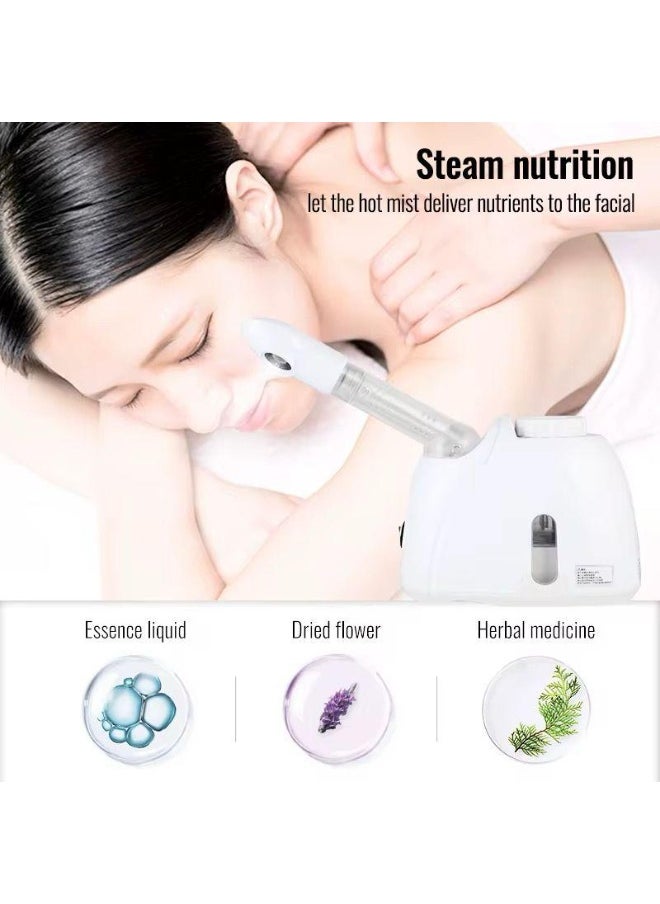 Face Steamer with 360° Rotatable Sprayer,Hot Mist Humidifier Steamer,Portable Facial Steamer for Personal Care,Use at Home or Salon