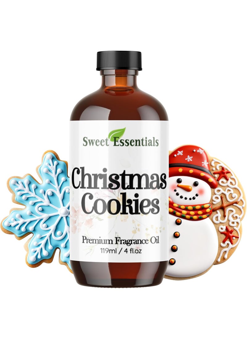 Christmas Cookies, 4oz Premium Fragrance Oil, Aromatherapy, Diffuser, Crafts, Soap, Home Scents, Bath & Body, DIY Parfum and Much More. Versatile & Long-Lasting by Sweet Essentials