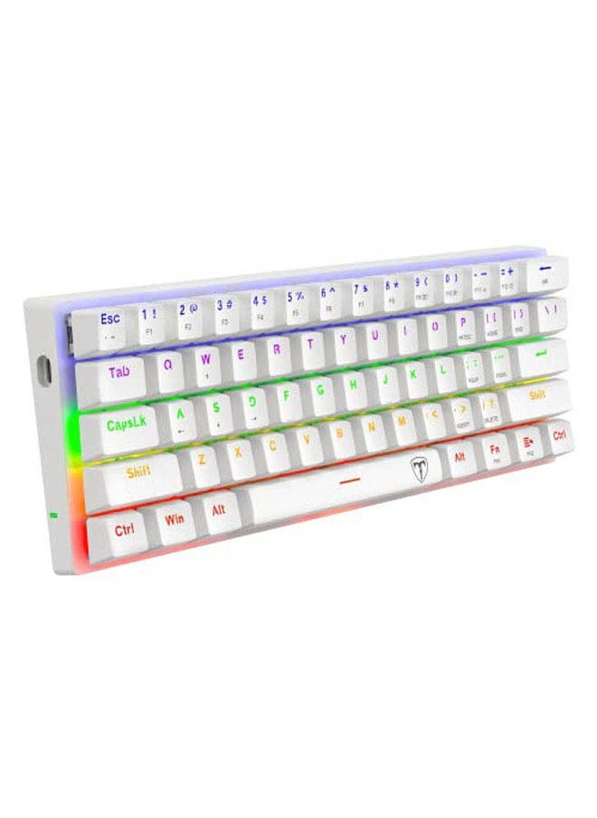 61 keys RGB Backlit Wired Mechanical Gaming Keyboard, Mini Keyboard, Waterproof for PC/Mac Gamer