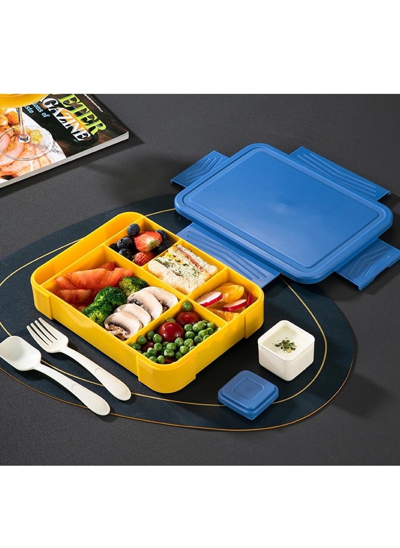 Large-capacity Bento Box - 1330ml Capacity, Easy to Carry, Suitable for Lunch and Snacks