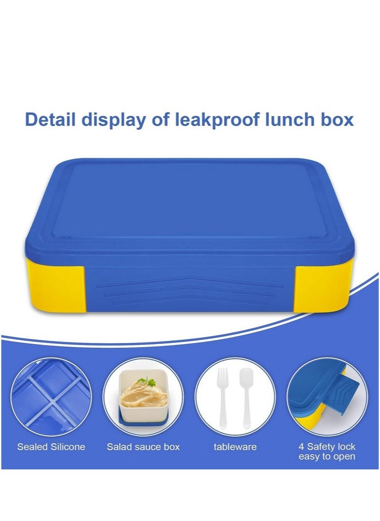 Large-capacity Bento Box - 1330ml Capacity, Easy to Carry, Suitable for Lunch and Snacks