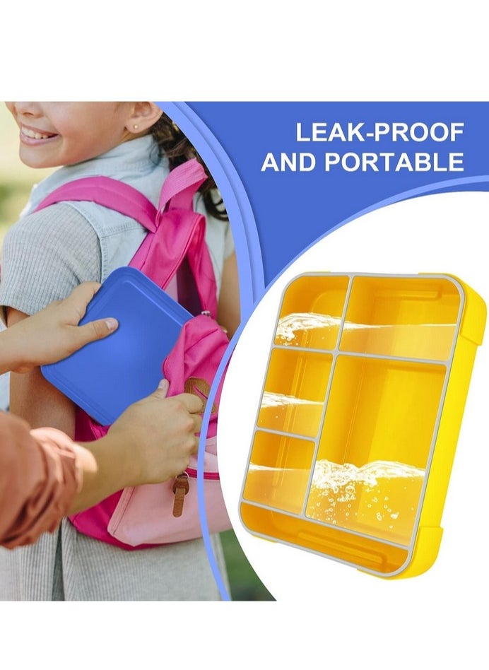 Large-capacity Bento Box - 1330ml Capacity, Easy to Carry, Suitable for Lunch and Snacks