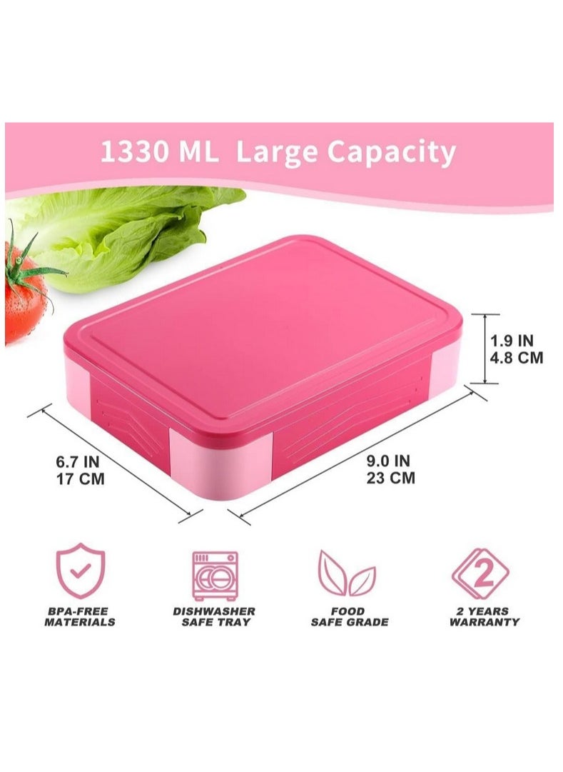 Large-capacity Bento Box , Easy to Carry, Suitable for Lunch and Snacks